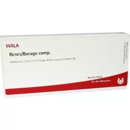 RENES/BORAGO comp. ampolas, 10X1 ml