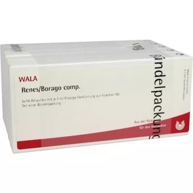 RENES/BORAGO comp. ampolas, 50X1 ml RENES/BORAGO comp. ampolas, 50X1 ml