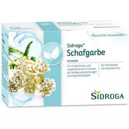 SIDROGA Sacos de filtro de chá Yarrow, 20X1,5 g