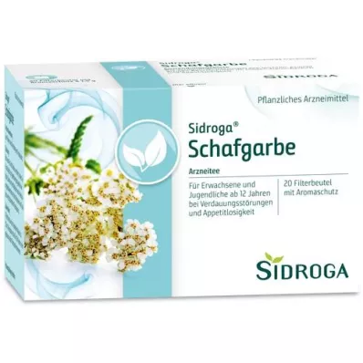 SIDROGA Sacos de filtro de chá Yarrow, 20X1,5 g SIDROGA Sacos de filtro de chá Yarrow, 20X1,5 g