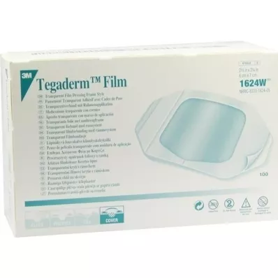 TEGADERM Filme 3M 6x7 cm 1624W, 100 unid TEGADERM Filme 3M 6x7 cm 1624W, 100 unid