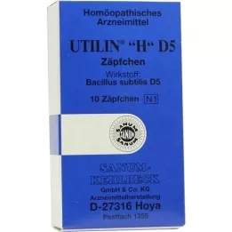UTILIN Supositórios HD 5, 10 unidades