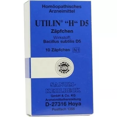 UTILIN Supositórios HD 5, 10 unidades
