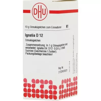 IGNATIA D 12 glóbulos, 10 g IGNATIA D 12 glóbulos, 10 g