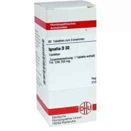 IGNATIA D 30 comprimidos, 80 unidades