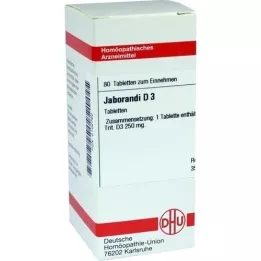 JABORANDI D 3 comprimidos, 80 unidades