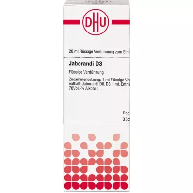 JABORANDI Diluição D3, 20 ml