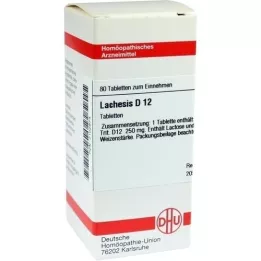 LACHESIS D 12 comprimidos, 80 unidades