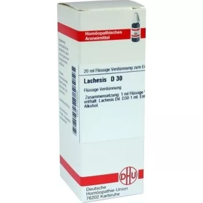 LACHESIS Diluição D 30, 20 ml LACHESIS Diluição D 30, 20 ml