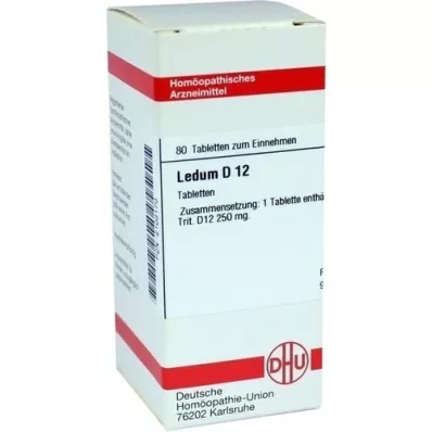 LEDUM D 12 comprimidos, 80 unidades LEDUM D 12 comprimidos, 80 unidades