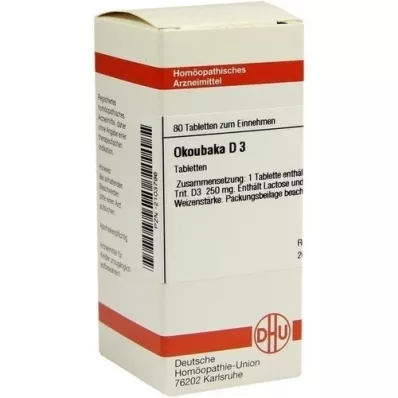 OKOUBAKA D 3 comprimidos, 80 unidades