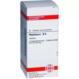 PHYTOLACCA D 6 comprimidos, 80 unidades