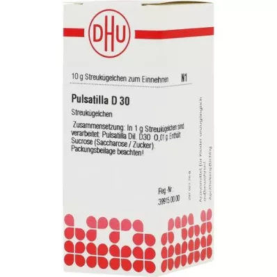 PULSATILLA D 30 glóbulos, 10 g PULSATILLA D 30 glóbulos, 10 g