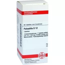 PULSATILLA D 12 comprimidos, 80 unidades