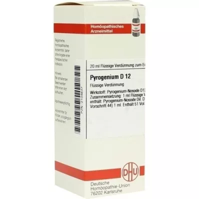 PYROGENIUM Diluição D 12, 20 ml PYROGENIUM Diluição D 12, 20 ml