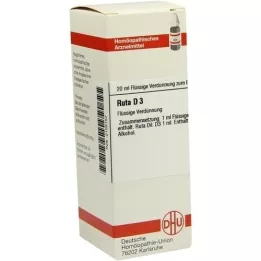 RUTA Diluição D3, 20 ml