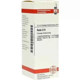 RUTA Diluição D 6, 20 ml