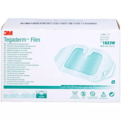 TEGADERM Filme 3M IV 6x7 cm 1623W, 100 unid TEGADERM Filme 3M IV 6x7 cm 1623W, 100 unid