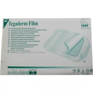 TEGADERM Película 3M 20x30 cm 1629, 10 unid TEGADERM Película 3M 20x30 cm 1629, 10 unid
