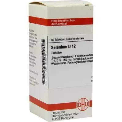 SELENIUM D 12 comprimidos, 80 unidades