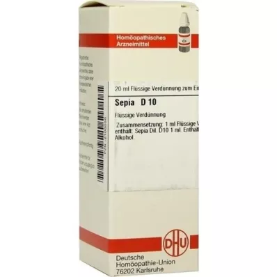 SEPIA Diluição D 10, 20 ml