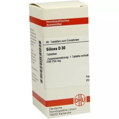 SILICEA D 30 comprimidos, 80 unidades