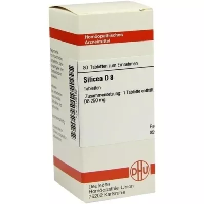 SILICEA D 8 comprimidos, 80 unidades SILICEA D 8 comprimidos, 80 unidades
