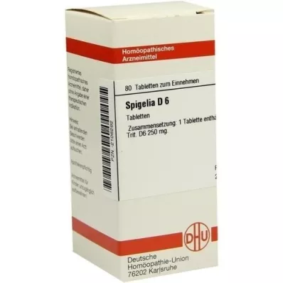 SPIGELIA D 6 comprimidos, 80 unidades SPIGELIA D 6 comprimidos, 80 unidades