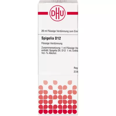 SPIGELIA Diluição D 12, 20 ml SPIGELIA Diluição D 12, 20 ml