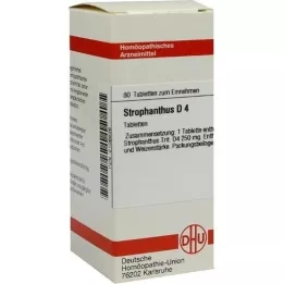 STROPHANTHUS D 4 comprimidos, 80 unidades