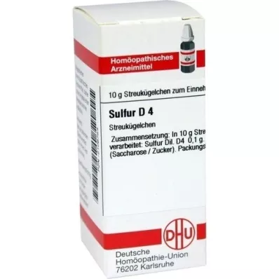 SULFUR D 4 glóbulos, 10 g SULFUR D 4 glóbulos, 10 g
