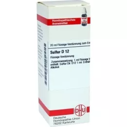 SULFUR Diluição D 12, 20 ml