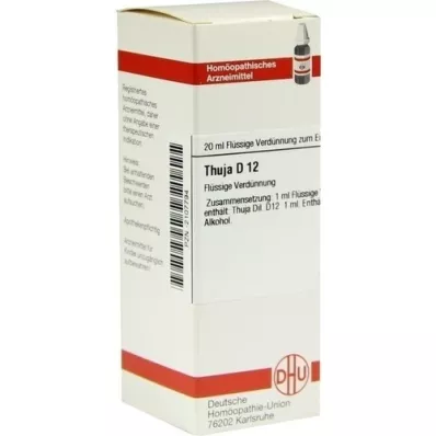 THUJA Diluição D 12, 20 ml