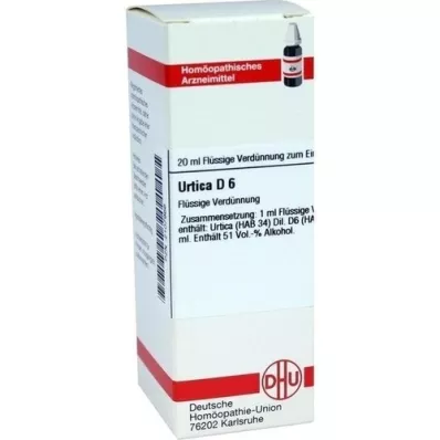 URTICA Diluição D 6, 20 ml