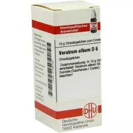 VERATRUM ALBUM D 6 glóbulos, 10 g