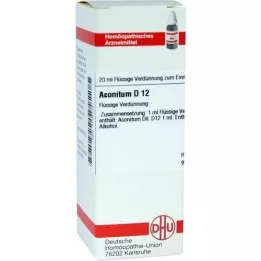 ACONITUM Diluição D 12, 20 ml