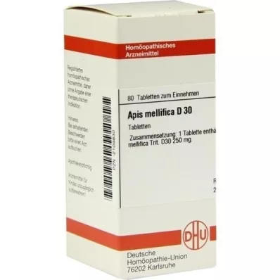 APIS MELLIFICA D 30 comprimidos, 80 unidades APIS MELLIFICA D 30 comprimidos, 80 unidades