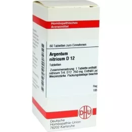 ARGENTUM NITRICUM D 12 comprimidos, 80 unidades