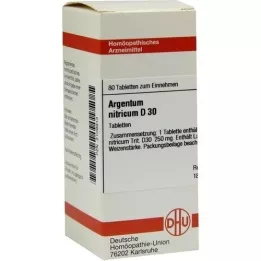 ARGENTUM NITRICUM D 30 comprimidos, 80 unidades