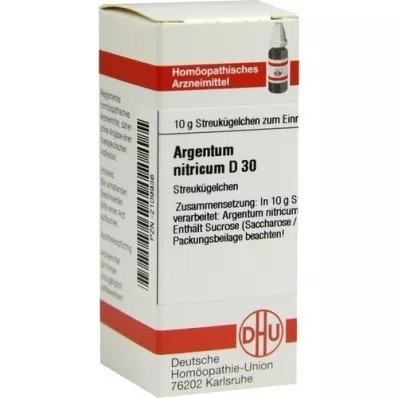 ARGENTUM NITRICUM D 30 glóbulos, 10 g ARGENTUM NITRICUM D 30 glóbulos, 10 g