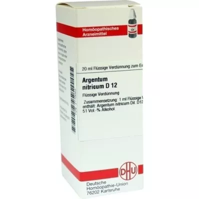 ARGENTUM NITRICUM Diluição D 12, 20 ml ARGENTUM NITRICUM Diluição D 12, 20 ml