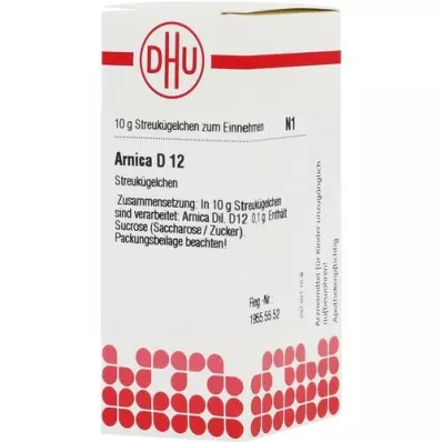 ARNICA D 12 glóbulos, 10 g