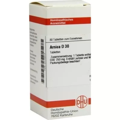 ARNICA D 30 comprimidos, 80 unidades ARNICA D 30 comprimidos, 80 unidades