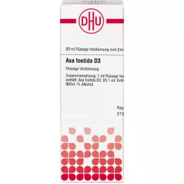 ASA FOETIDA Diluição D3, 20 ml