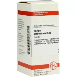 BARIUM CARBONICUM D 30 comprimidos, 80 unidades