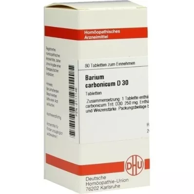 BARIUM CARBONICUM D 30 comprimidos, 80 unidades BARIUM CARBONICUM D 30 comprimidos, 80 unidades
