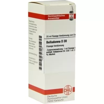 BELLADONNA Diluição D 30, 20 ml
