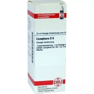 CAMPHORA Diluição D 6, 20 ml