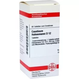 CAUSTICUM HAHNEMANNI D 12 comprimidos, 80 unidades