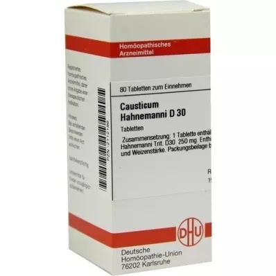 CAUSTICUM HAHNEMANNI D 30 comprimidos, 80 unidades